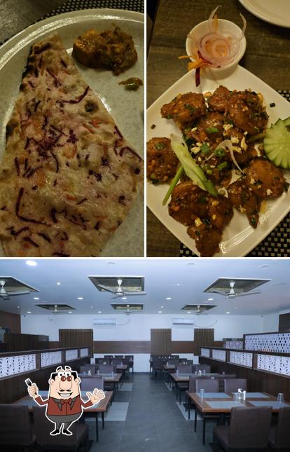 Check out the image showing food and interior at SAFFRON HOUSE MARVEL