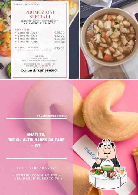 Zuppa calda e acida al Sushi-one Expresso