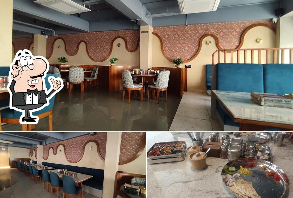 Shree Khodiyar Kathiyawadi Dhaba is distinguished by interior and food