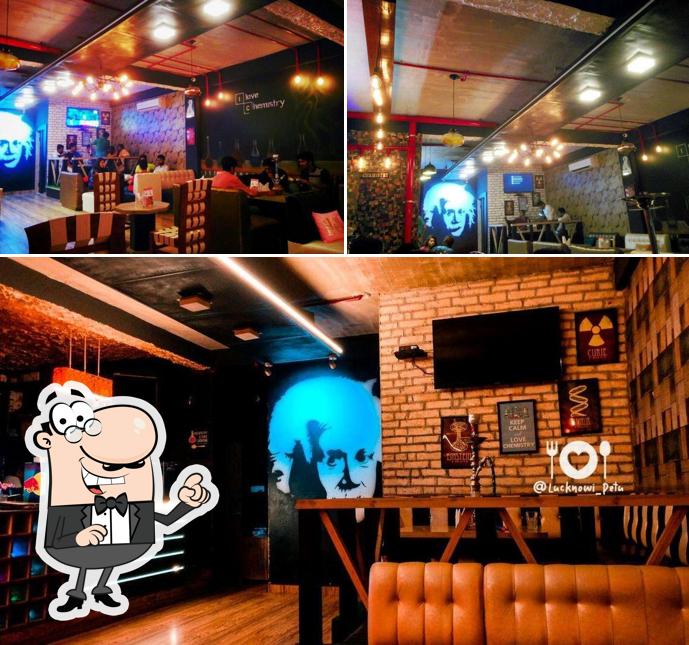 The interior of Chemistry Café