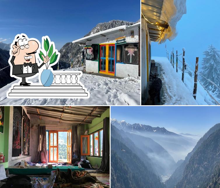 You can get some fresh air outside Boom Cafe & Stays - Malana Village