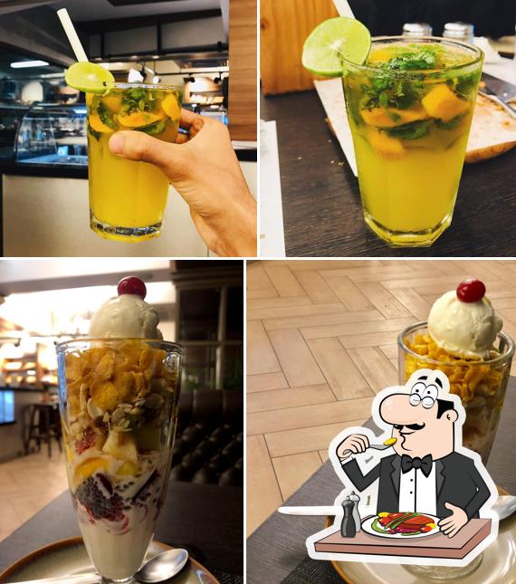 Ceviche and ice cream at Brown Town Bakery