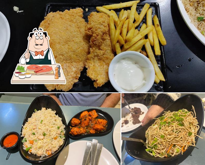 Fish and chips at Boneys