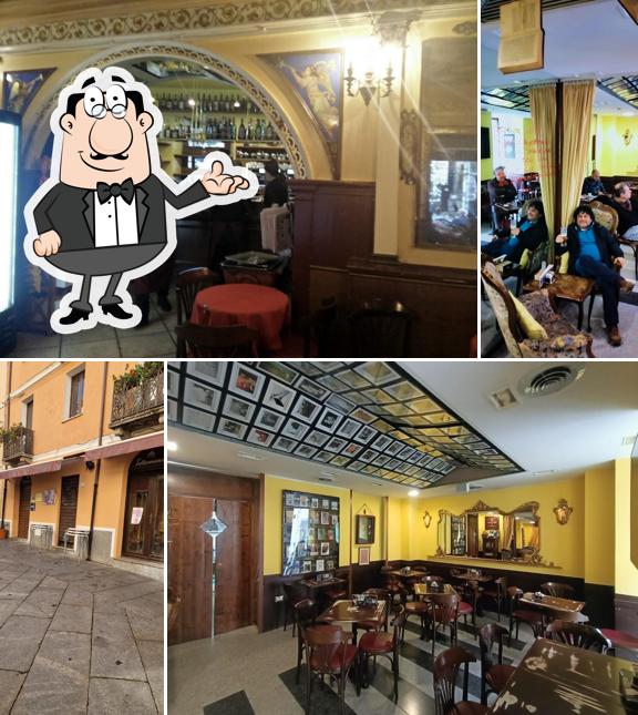 Gli interni di Caffè Tettamanzi 1875