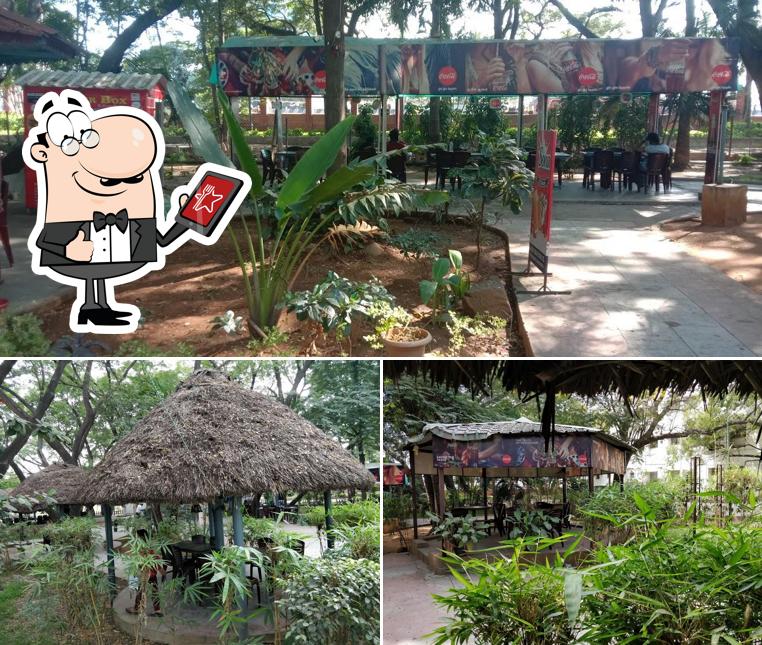 The exterior of Garden Restaurant