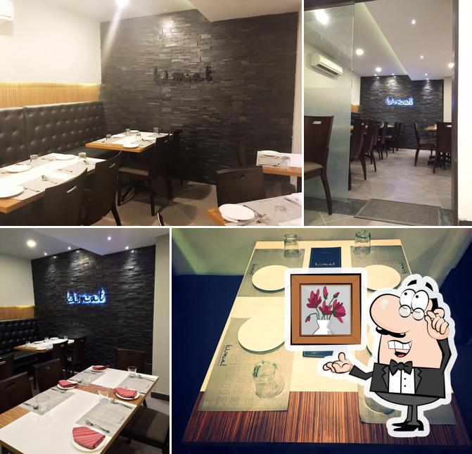 The interior of Kismat Multi-cuisine Restaurant