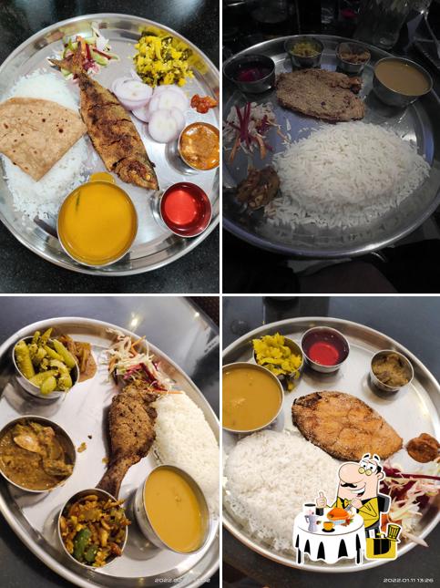 Food at Krupa Restaurant