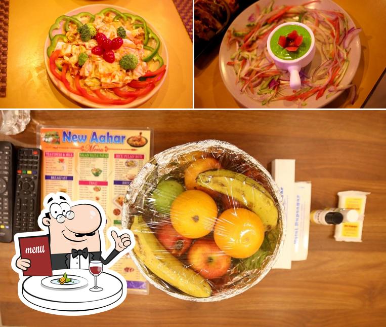 Food at New Aahar Restaurant