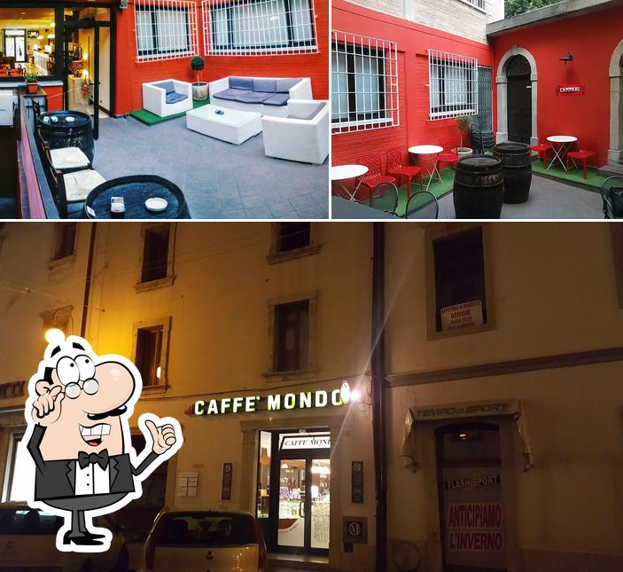 Gli interni di Caffè Mondo