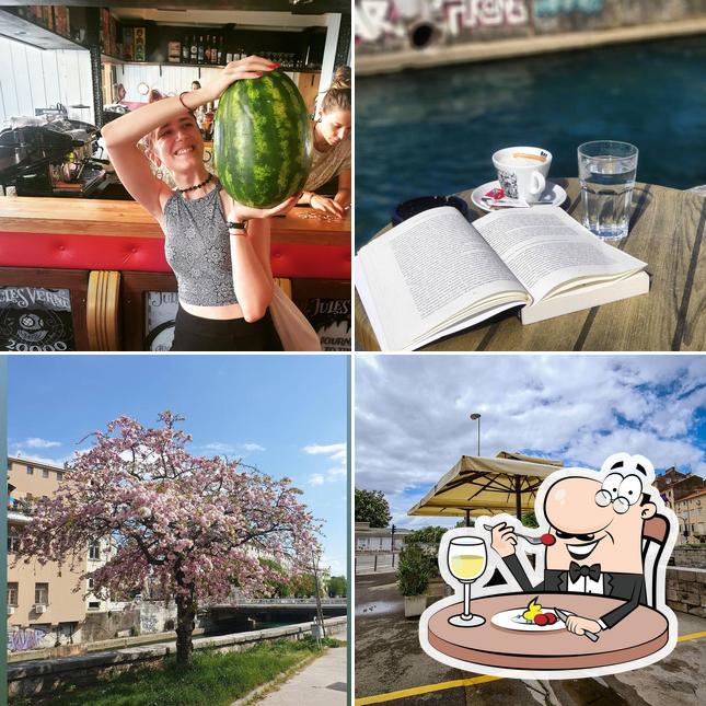 Tra le diverse cose da Nemo Pub si possono trovare la cibo e esterno