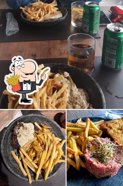 Prove cbatatas fritas francesas no Filó