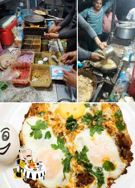 Food at Kashyap egg corner