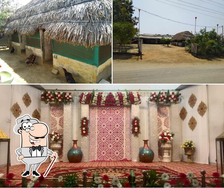 Enjoy the view at the outside area of Sarva mangalam canteen