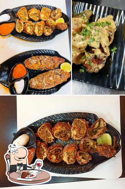 Order meat dishes at Veer Ji Malai Chaap Wale, Banjara Hills