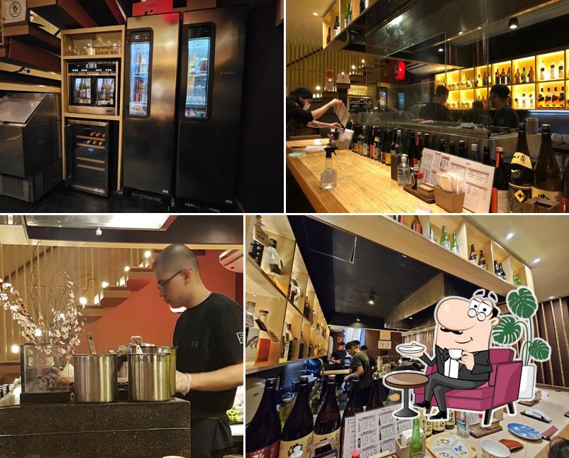 Veja imagens do interior do Yorimichi Izakaya