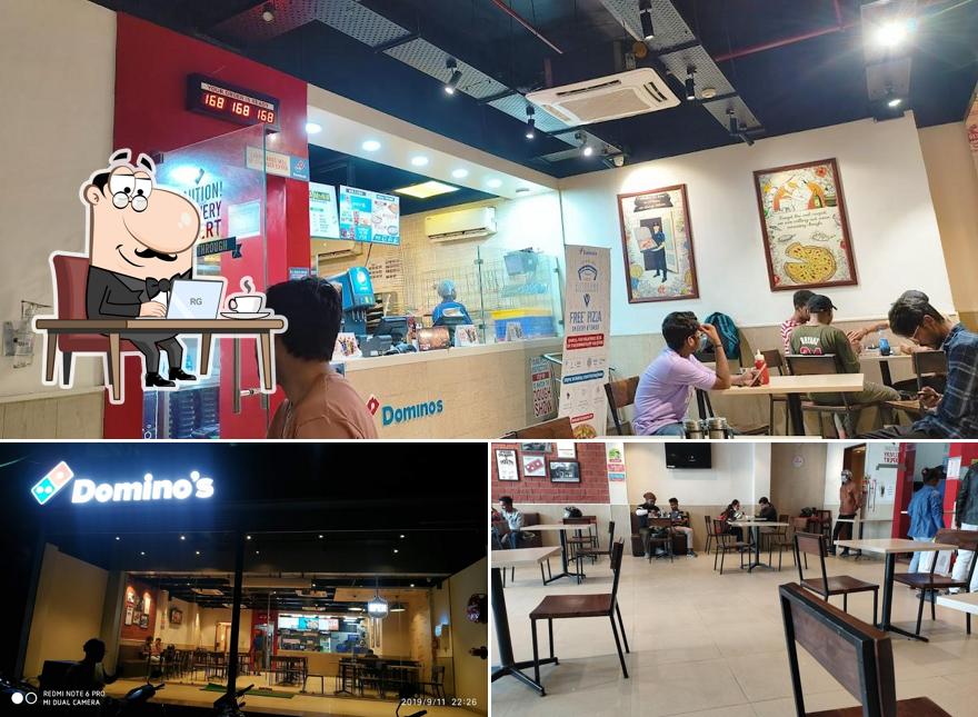 Check out how Domino's Pizza Saket Nagar, Kanpur looks inside