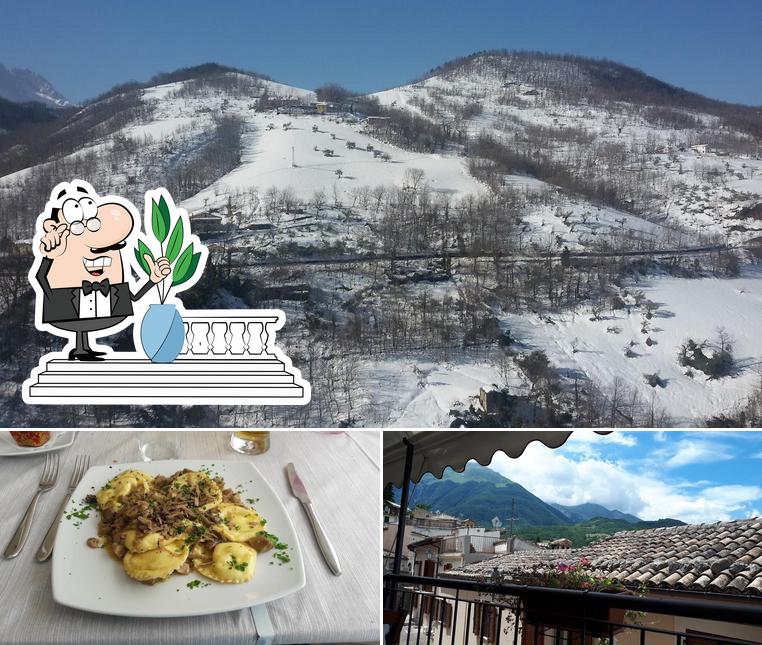 La foto di esterno e cibo da Bar Ristorante 5 Sensi di Crescia Emiliano