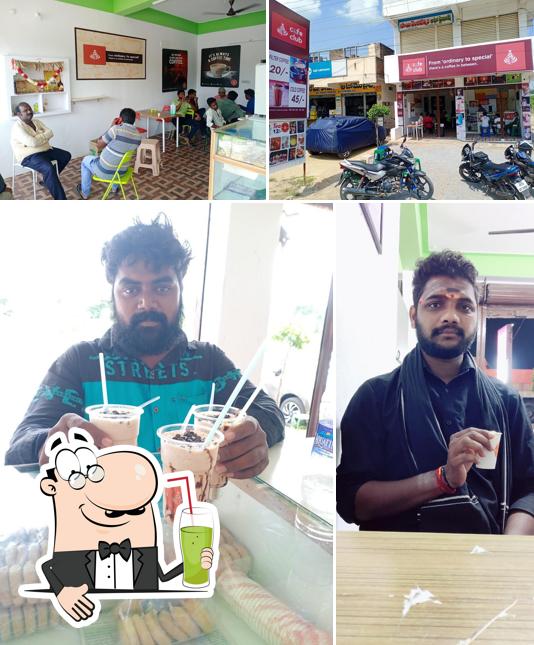 Enjoy a drink at Cafe Club