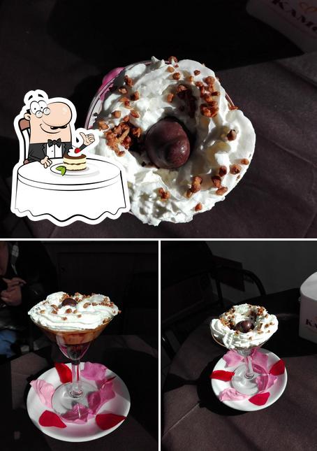 Caffetteria La Piazzetta serve un'ampia selezione di dessert