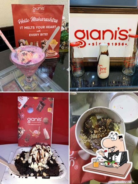 Food at Gianis - Ice cream, shakes & sundaes