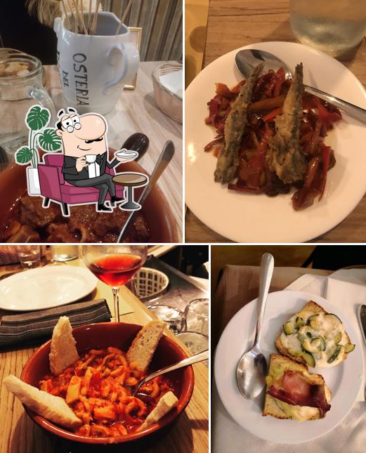 Gli interni di Osteria Del Borgo