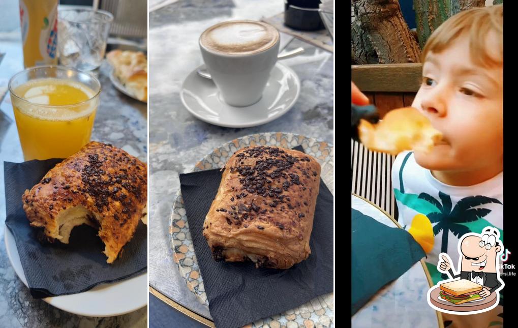 Toast al formaggio al Bar Leone
