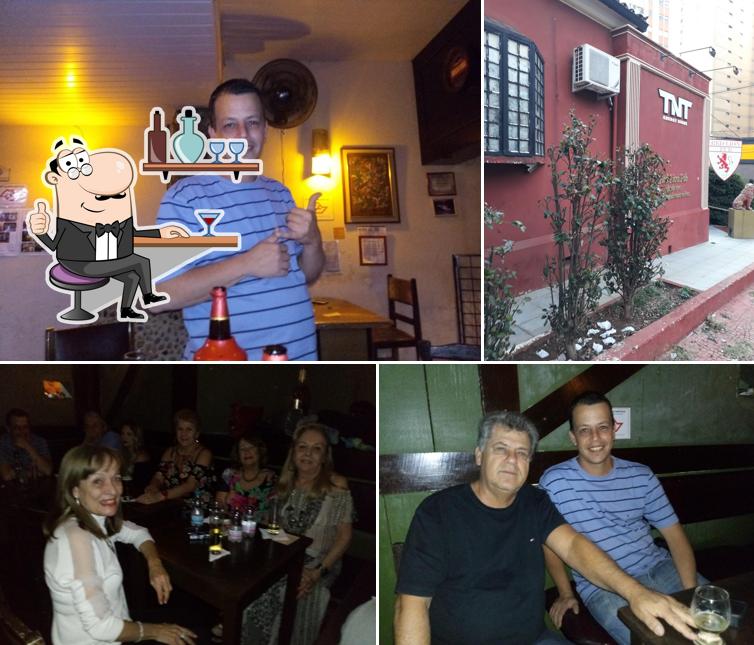 O interior do Red Lion