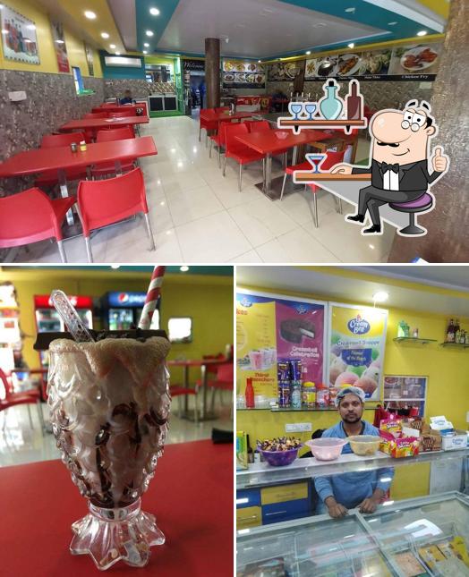 The interior of Crescent Food Corner