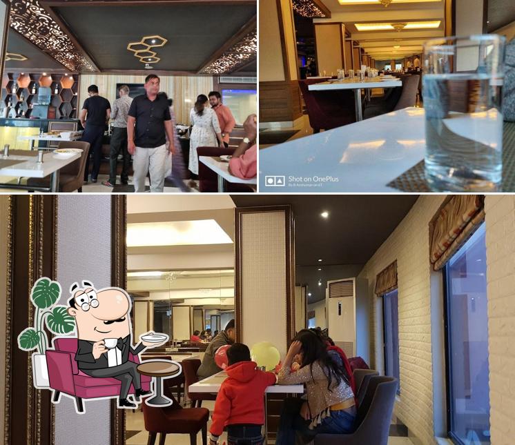 The interior of Dawat Restaurant