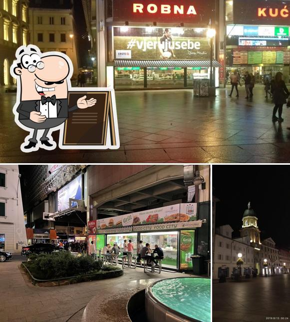 Gli esterni di Fast Food "Food City Korzo"