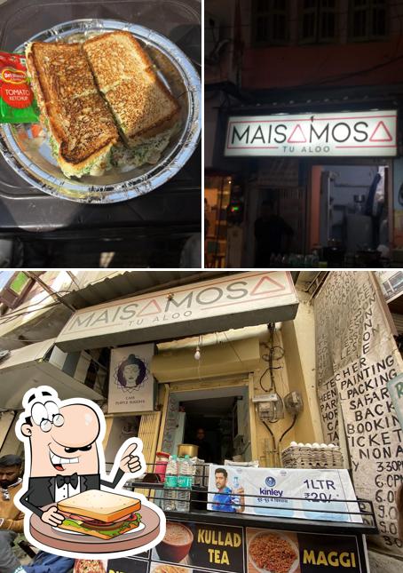 Grilled cheese sandwich at Maisamosa Tu Alu