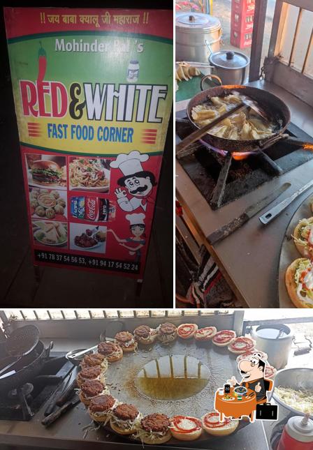 Red & White Fast Food Corner