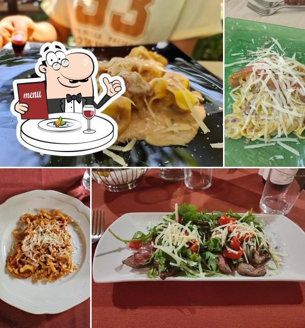 Platti al Ristorante La Casina Montepulciano