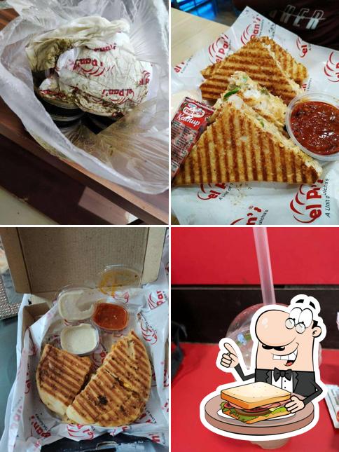 Grilled cheese sandwich at TBK Kulcha's