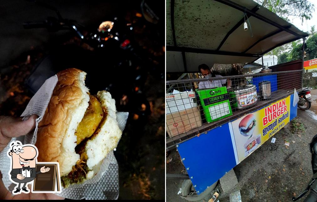 The exterior of Vada pav Indian burger