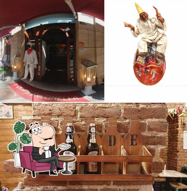 Gli interni di A Casa di Pulcinella