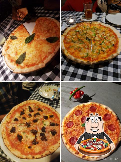 At Basilico, you can try pizza