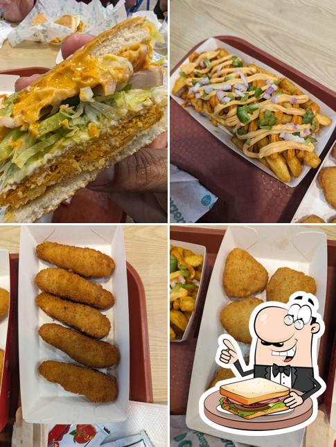 Grilled cheese sandwich at Big Belly Burger