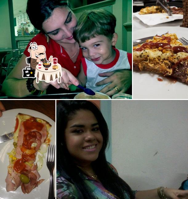 Platos en Casa da Pizza