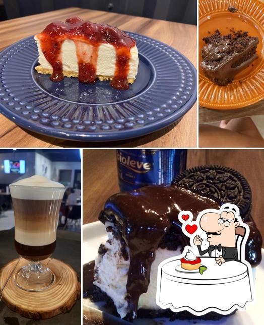 Gramophone Café serve uma seleção de pratos doces