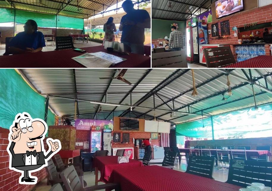 The interior of Nakshatra Family Restaurant