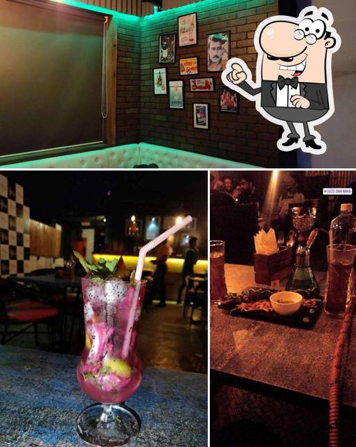 Take a seat at one of the tables at Oozo