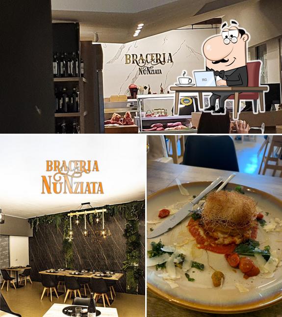 Gli interni di Braceria Nunziata