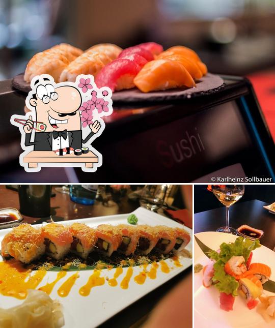 Scegli le varie opzioni di sushi