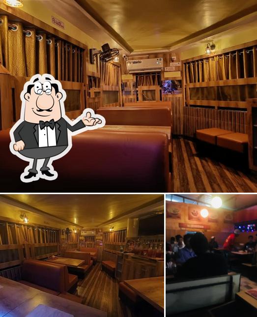 The interior of Hotel Chirag Authentic and Chinese Cuisine
