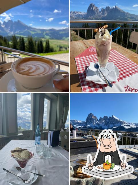 Cibo al Locanda alpina Mont Sëuc