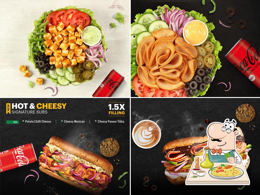 Food at Subway Global Divinity Mall