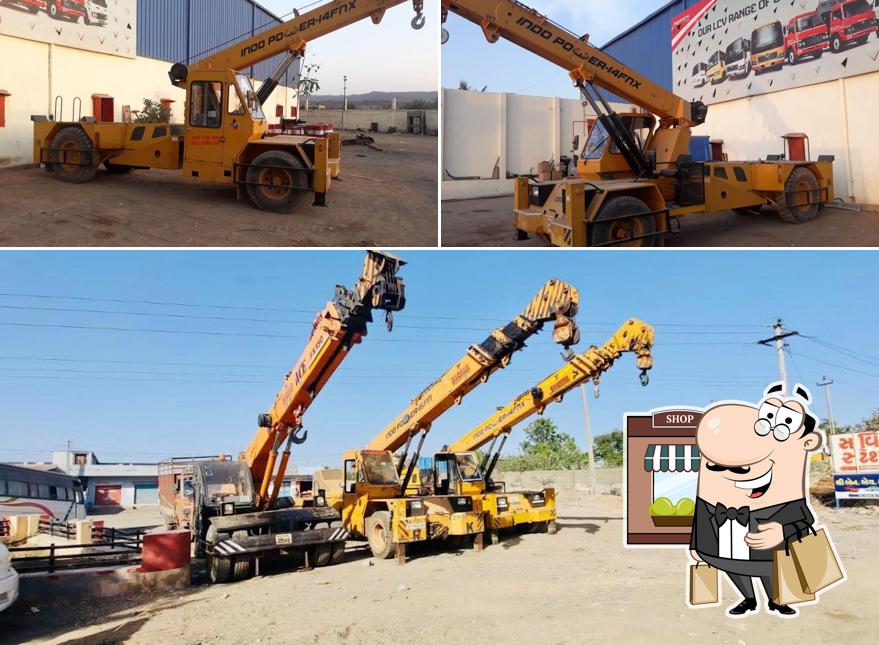 The photo of exterior and interior at Sameer Crane Service And JCB Breker