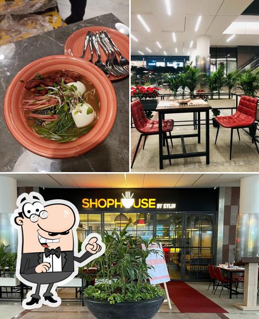 The image of interior and food at Shophouse By Kylin