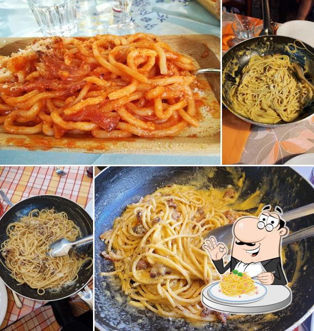 Spaghetti alla carbonara al Antica Palestrina